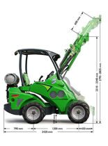 Мини трактор Avant 525LPG